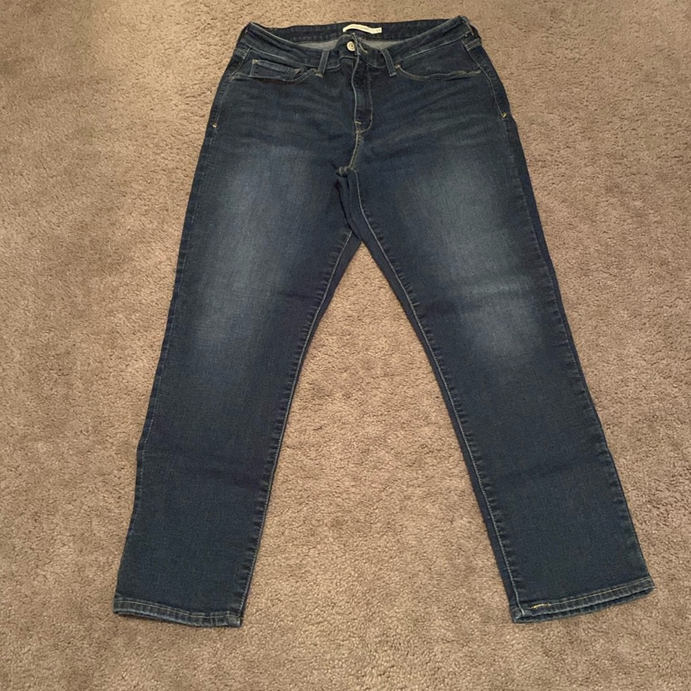 LEVIS MID RISE SKINNY JEANS LEVI’S SIZE 14 S SHORT 32x28